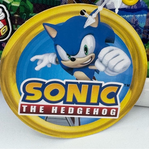 NWT Sonic The Hedgehog Sega High Top Canvas 2D Graphics Rear Zip Lace Up Design - Picture 9 of 12